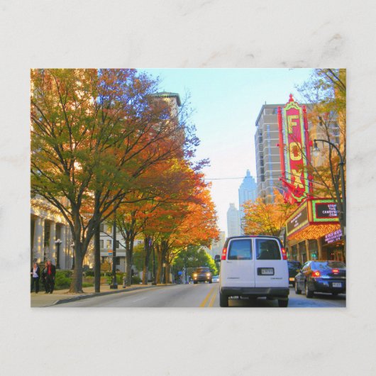 Peachtree Street Briefkaart (Voorkant)