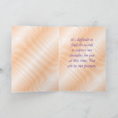 PeachTulips-Sympathy-kaart-aanpassen Kaart (Binnen)