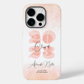Peachy Afstudeerder Custom Name Class of 2023 Afst Case-Mate iPhone Case (Achterkant)