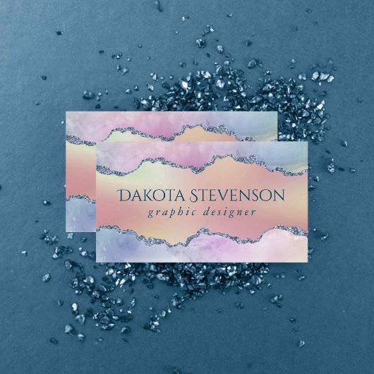 Peachy Agaat | Soft Pastel Ombre Branding Visitekaartje