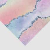 Peachy Agaat |  zachte pastel Waterverf Ombre Tissuepapier (Detail)