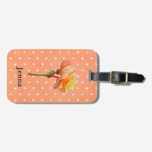 Peachy Begonia Polka Dot