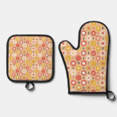 Peachy Bloom Harmony Ovenwant & Pannenlap Set (Voorkant)