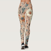 Peachy Blooms Leggings (Achterkant)