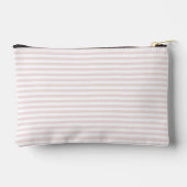 Peachy Blush Stripe Vintage Tiny Initials Monogram Etui (Achterkant)
