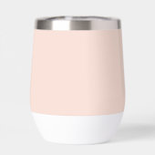 Peachy Coral - Color Flow monogram (Achterkant)