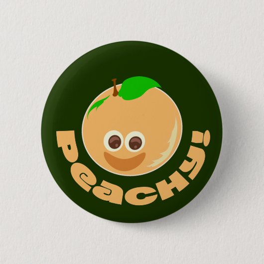 Peachy Dark Ronde Button 5,7 Cm (Voorkant)