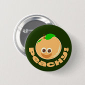 Peachy Dark Ronde Button 5,7 Cm (Voorkant /achterkant)