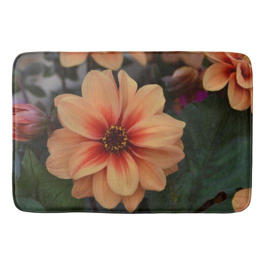Peachy Floral Bath Mat (Voorkant)