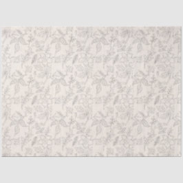 Peachy Floral serie ontwerp 6 Tissuepapier