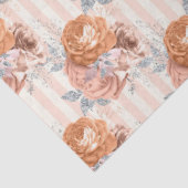 Peachy Floral Series Design 5 Tissuepapier (Detail)