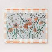 Peachy Goldfinch Puzzle Legpuzzel (Horizontaal)