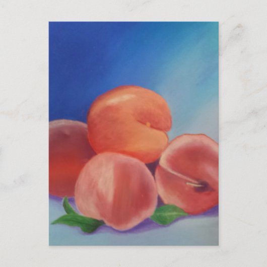 Peachy Goodness Briefkaart (Voorkant)
