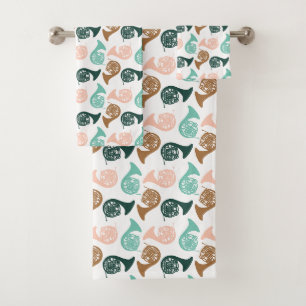 Peachy Green Bad Handdoek
