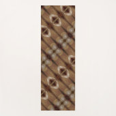 Peachy Ikat 3 Yogamat (Voorkant)