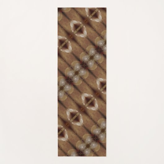 Peachy Ikat 3 Yogamat (Voorkant)