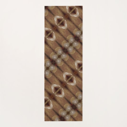 Peachy Ikat 3 Yogamat (Achterkant)