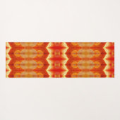 Peachy Ikat 6 Recoleta Yogamat (Achterkant (horizontaal))