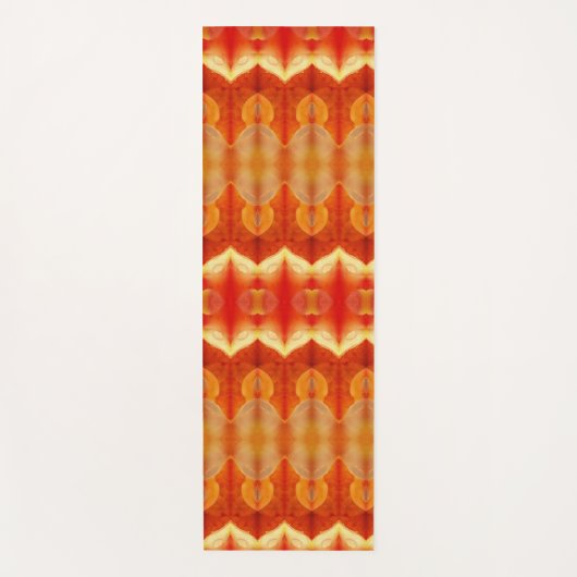 Peachy Ikat 6 Recoleta Yogamat (Voorkant)