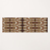 Peachy Ikat 9 Fog Yogamat (Voorkant (horizontaal))