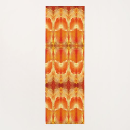 Peachy Ikat Pouf Recoleta Yogamat (Achterkant)