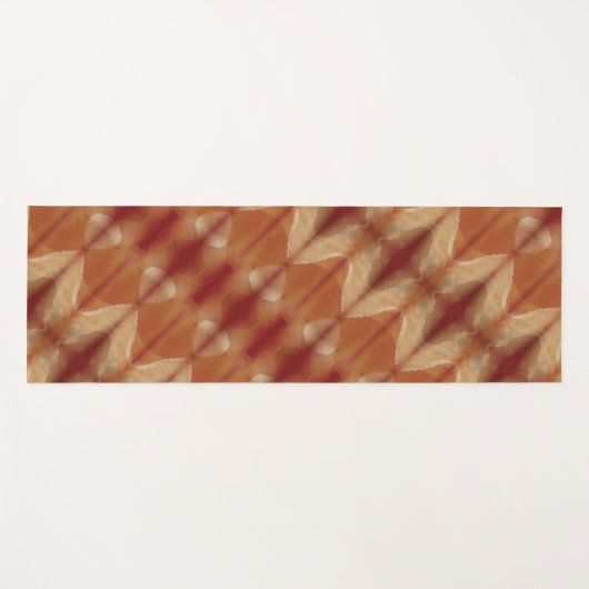 Peachy Ikat San Telmo Yogamat (Voorkant (horizontaal))