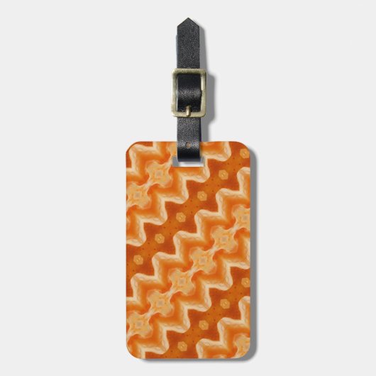 Peachy Ikat too Bagagelabel (Voorkant verticaal)