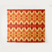 Peachy Ikat too Sangria Wandkleed (Voorkant (horizontaal))