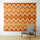 Peachy Ikat too Wandkleed (In Situ (horizontaal))