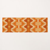 Peachy Ikat too Yogamat (Achterkant (horizontaal))