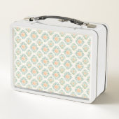 Peachy Keen Blossoms Gepersonaliseerde Lunch Box (Achterkant)