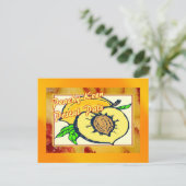 Peachy Keen Postal Pals Briefkaart (Staand voorkant)