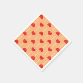 Peachy Love Suckers Rood Servet (Hoek)