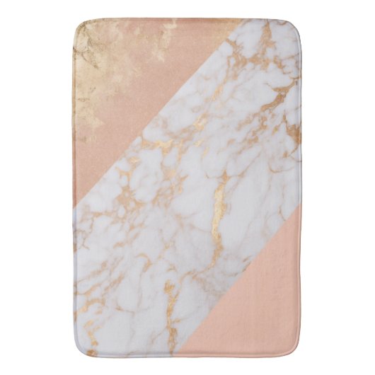 Peachy Marble Elegance Badmat (Voorkant Verticaal)