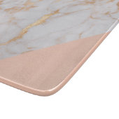 Peachy Marble Elegance Snijplank (Hoek)