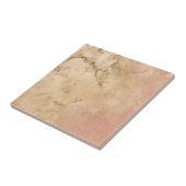 Peachy Marble Elegance Tegeltje (Zijkant)