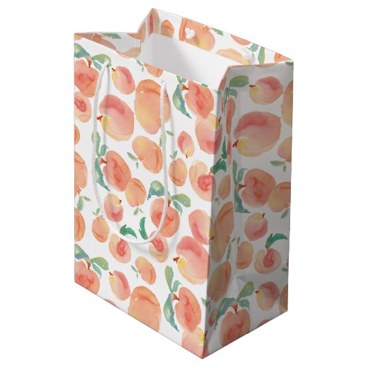 Peachy Medium Cadeauzakje (Achterkant Gekanteld)