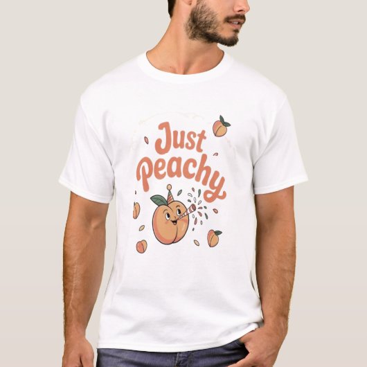 Peachy Mood T-shirt (Voorkant)