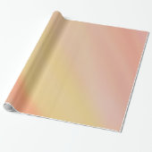 Peachy Ombre Cadeaupapier (Uitgerold)