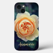 Peachy Oranje Garden Roos Flower Personalized Case-Mate iPhone Case (Achterkant)