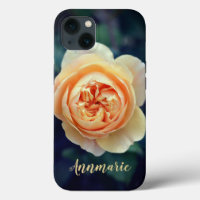 Peachy Oranje Garden Roos Flower Personalized