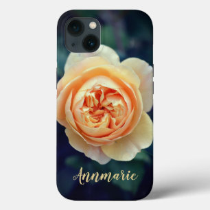 Peachy Oranje Garden Roos Flower Personalized Case-Mate iPhone Case