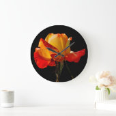 Peachy Oranje Roos Grote Klok (Huis)