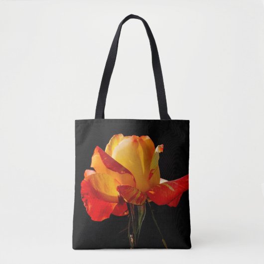 Peachy Oranje Roos Tote Bag (Voorkant)