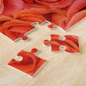 Peachy-oranje Tea Rozen Legpuzzel (Zijkant)