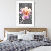 Peachy Paarse Canvas Afdruk (Insitu (Slaapkamer))