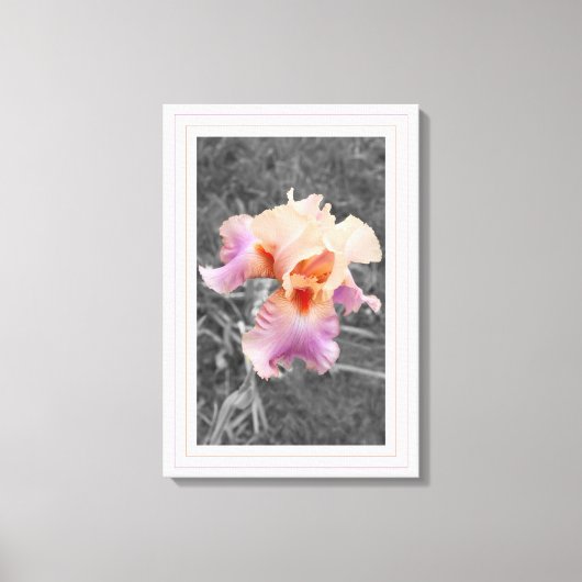 Peachy Paarse Canvas Afdruk (Voorkant)