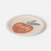 Peachy Papieren Bordje (Gekanteld)