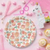 Peachy Papieren Bordje (Feest)