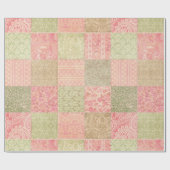 Peachy Patchwork Cadeaupapier (Vlak)